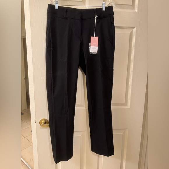 Allie Sexy Stretch Straight Black Ankle Pant Lane Bryant Size 12 NWT - Picture 2 of 4